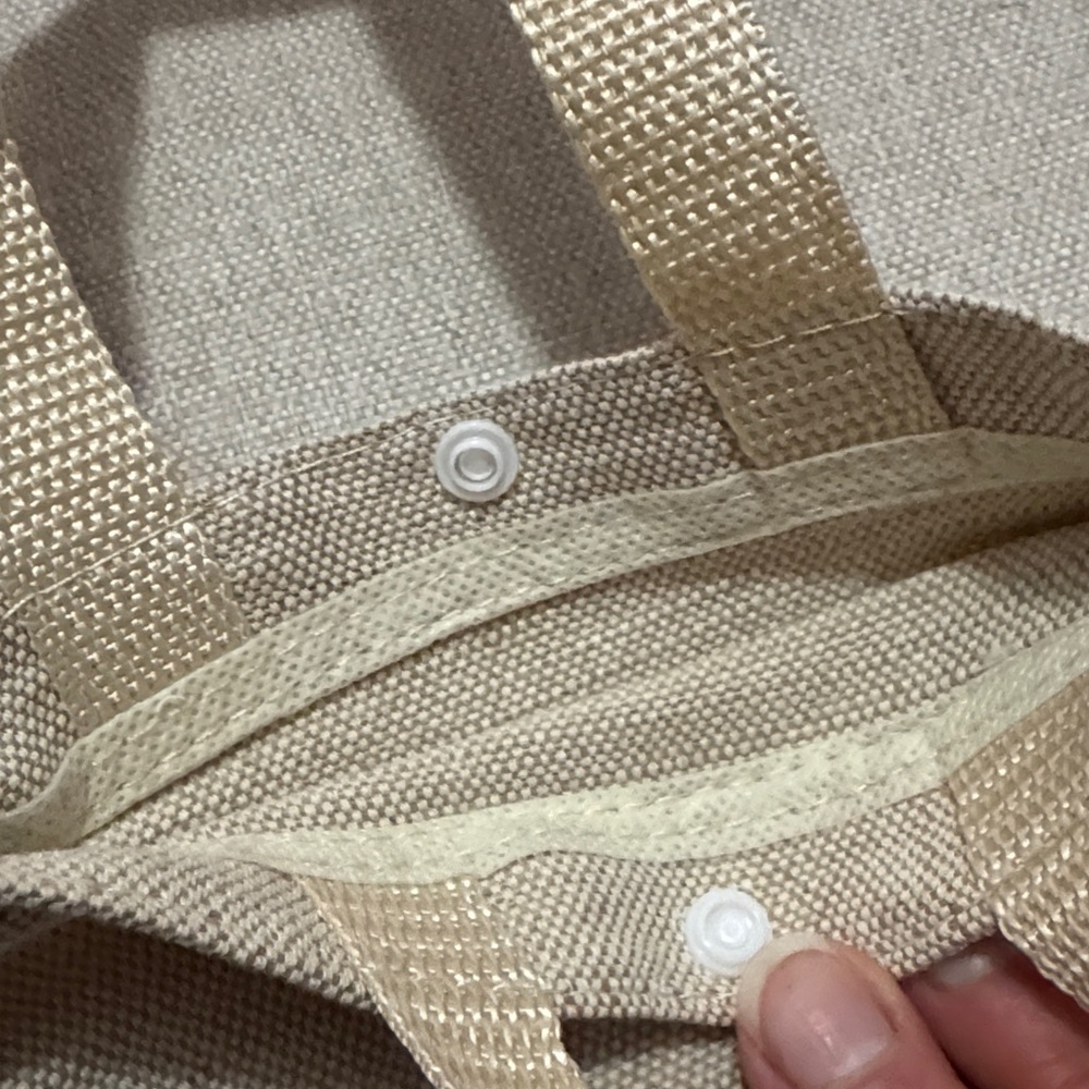 Whole Foods Canvas Mini Shoppers Tote-Unused Condition-Ecru Color - Picture 4 of 8
